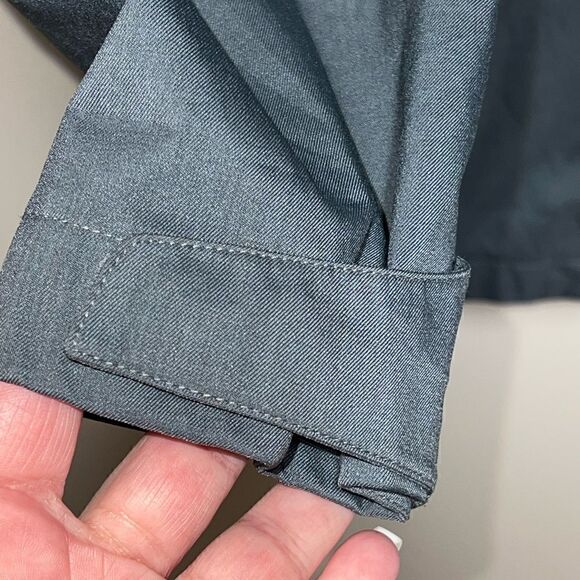 NWOT EMS Eastern Mountain Sports Mens Back Bay Rain Parka Grey Sz L - Picture 4 of 8